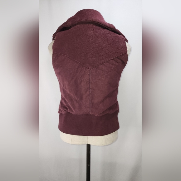 Citizens of Humanity women's maroon vest size small - Picture 5 of 7